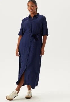 Happy Holly Paitamekot|Kesämekot*Viscose Belted Shirt Dress