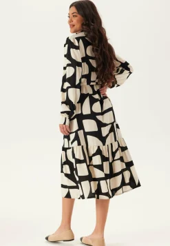 Happy Holly Kukkakuosiset Ja Kuviolliset Mekot|Paitamekot*Viscose Flounce Shirt Dress