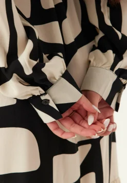 Happy Holly Kukkakuosiset Ja Kuviolliset Mekot|Paitamekot*Viscose Flounce Shirt Dress