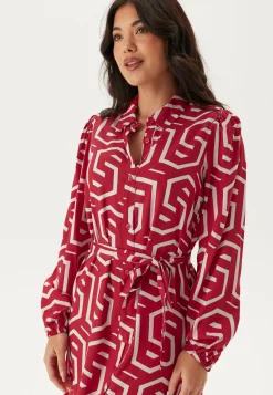 Happy Holly Kukkakuosiset Ja Kuviolliset Mekot|Paitamekot*Viscose Long Sleeve Dress