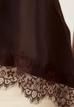 BUBBLEROOM Yksiväriset Puserot Ja Paidat|Tunikat Ja Puserot*Viscose Satin Lace Singlet