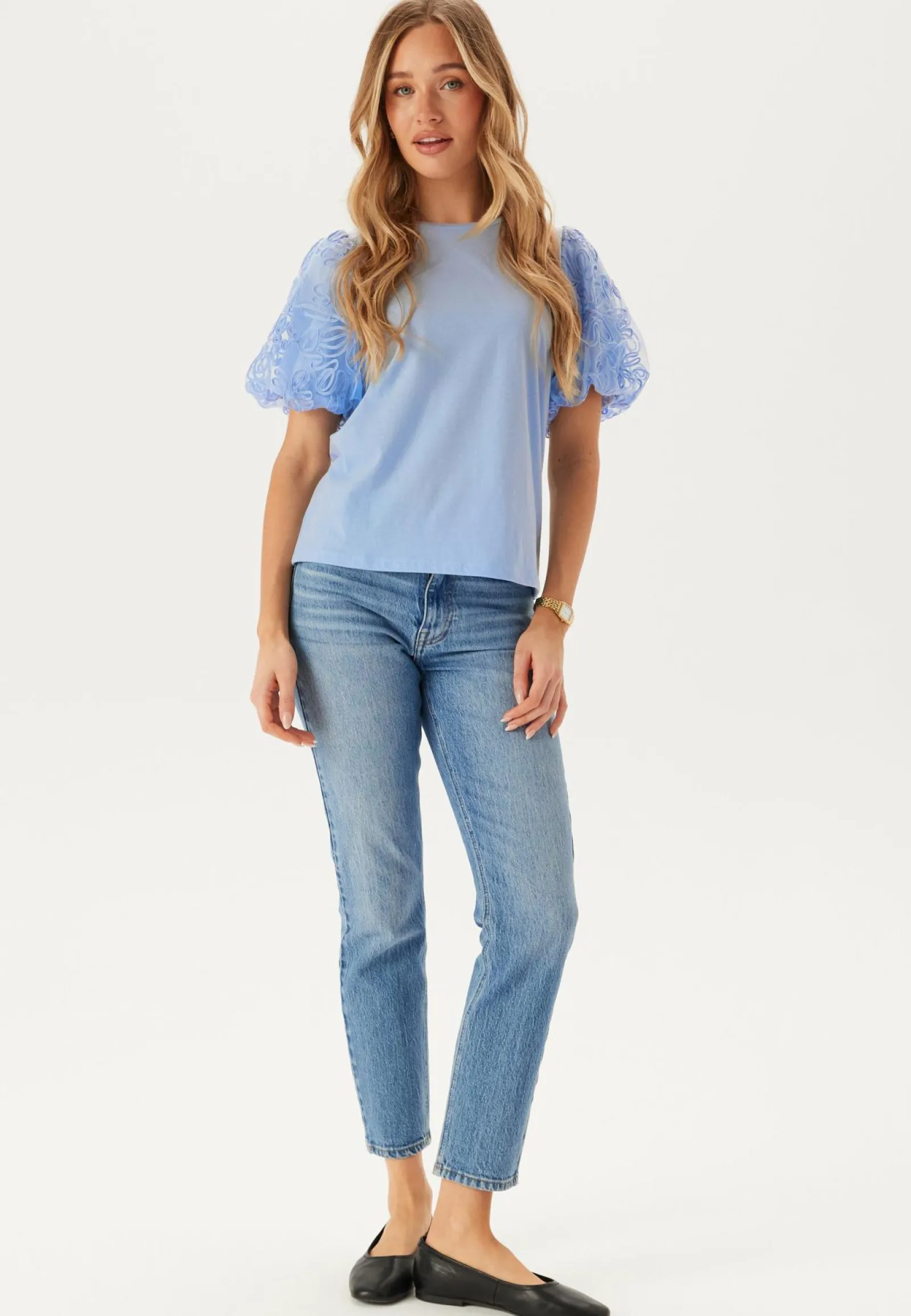 VILA Rennot Topit*Visimonia O-neck S/S TOP TOP T