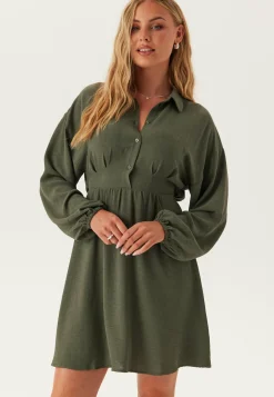 VILA Pitkähihaiset Mekot|Minimekot*Visurashil L/S SHIRT DRESS SHI