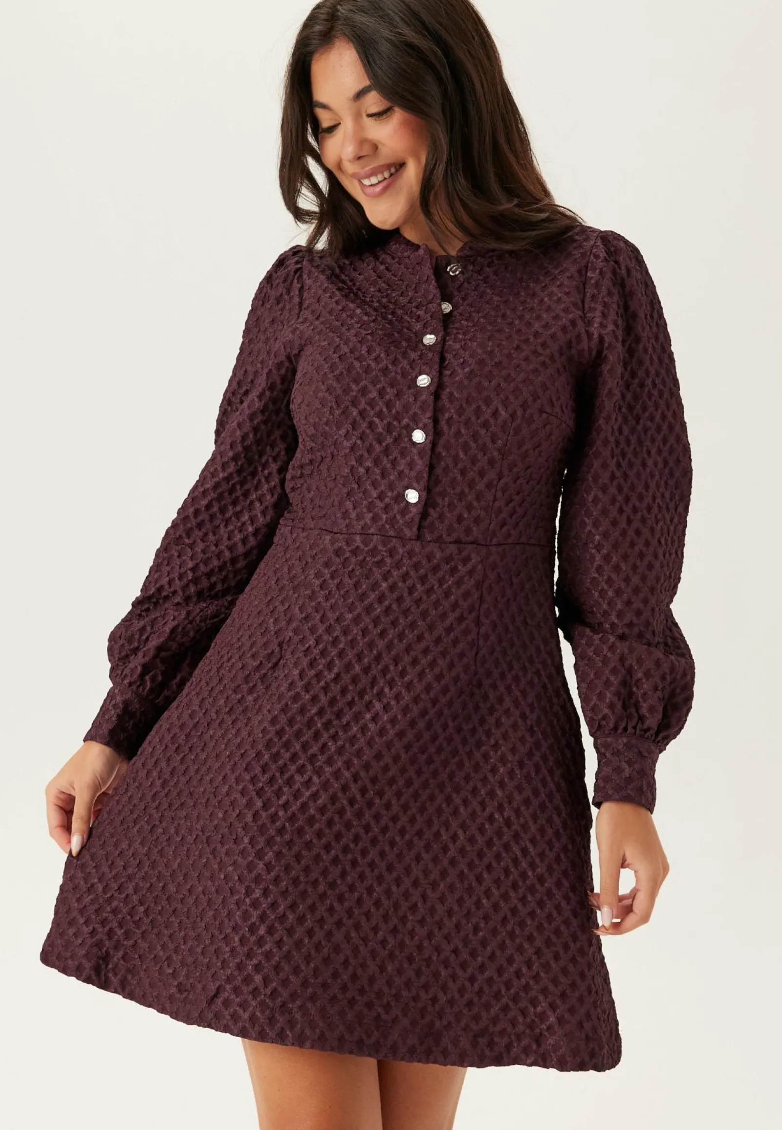 VILA Joulumekot|Pitkähihaiset Mekot*Vitaliama L/S JAQCUARD DRESS