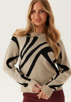 VILA Neulepuserot|Neulotut Neulepuserot*Vitif Jacquard L/S KNIT TOP KN