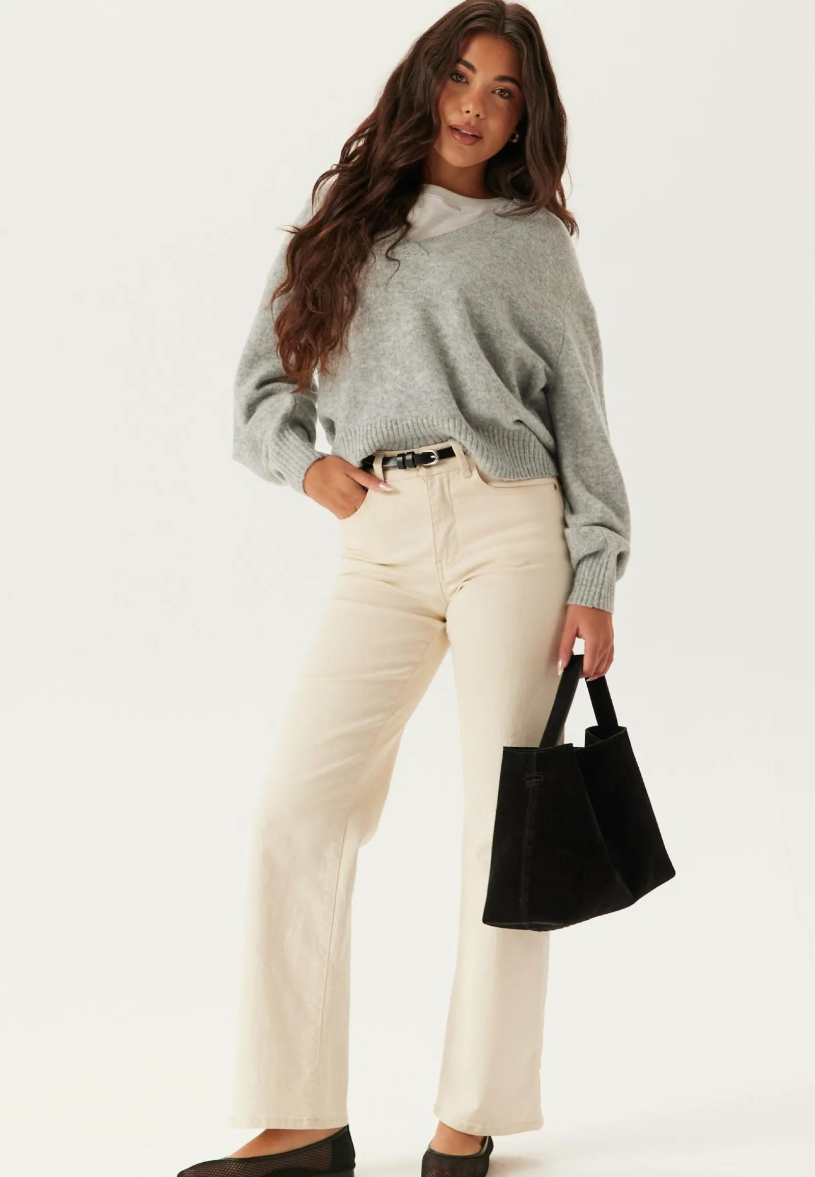 VERO MODA Neulepuserot|Neulotut Neulepuserot*Vmboom Ls V-neck Pullover