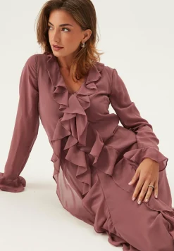 VERO MODA Juhlamekot|Kesämekot*Vmholly Ls Flounce Ankle Dress