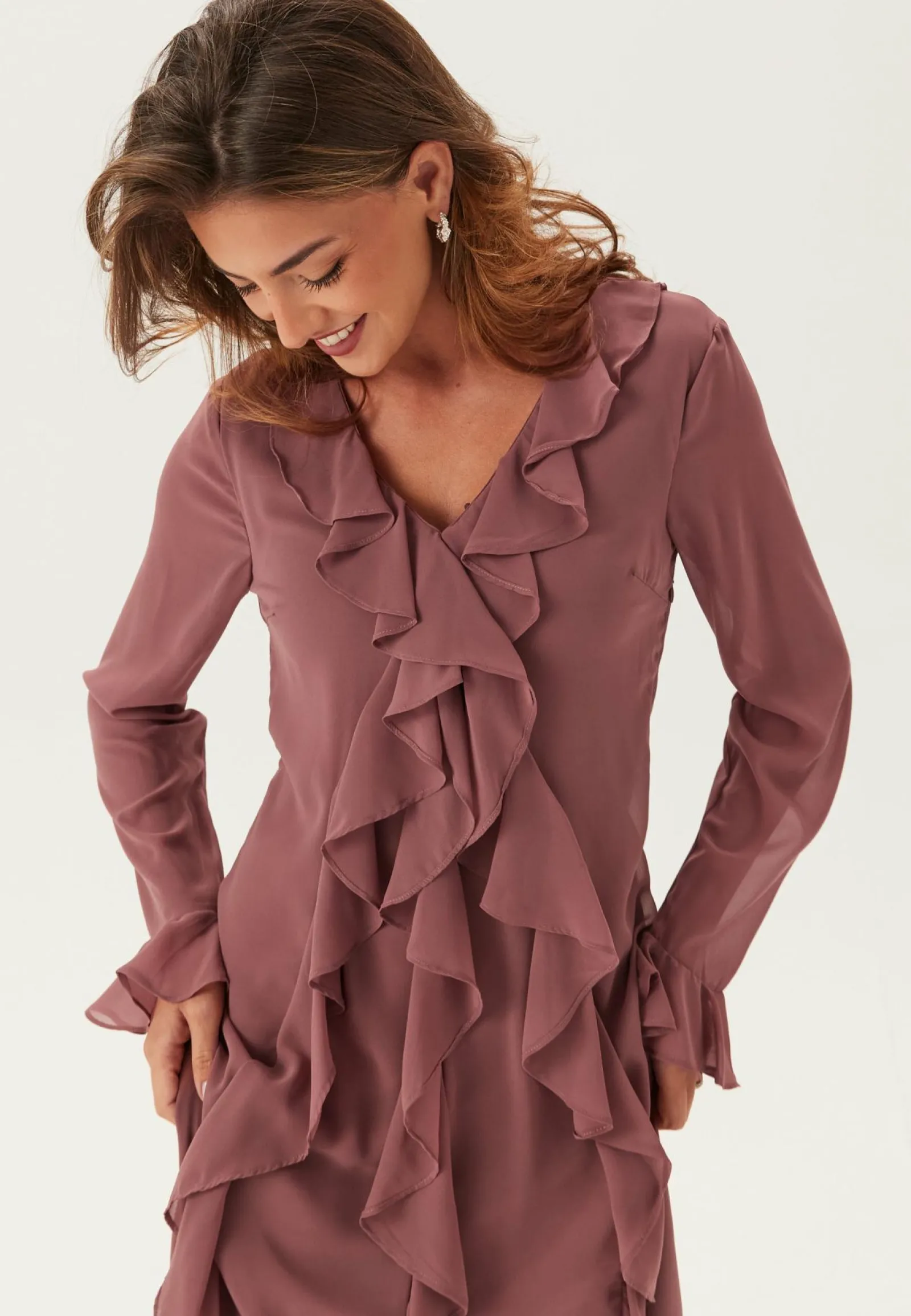 VERO MODA Juhlamekot|Kesämekot*Vmholly Ls Flounce Ankle Dress