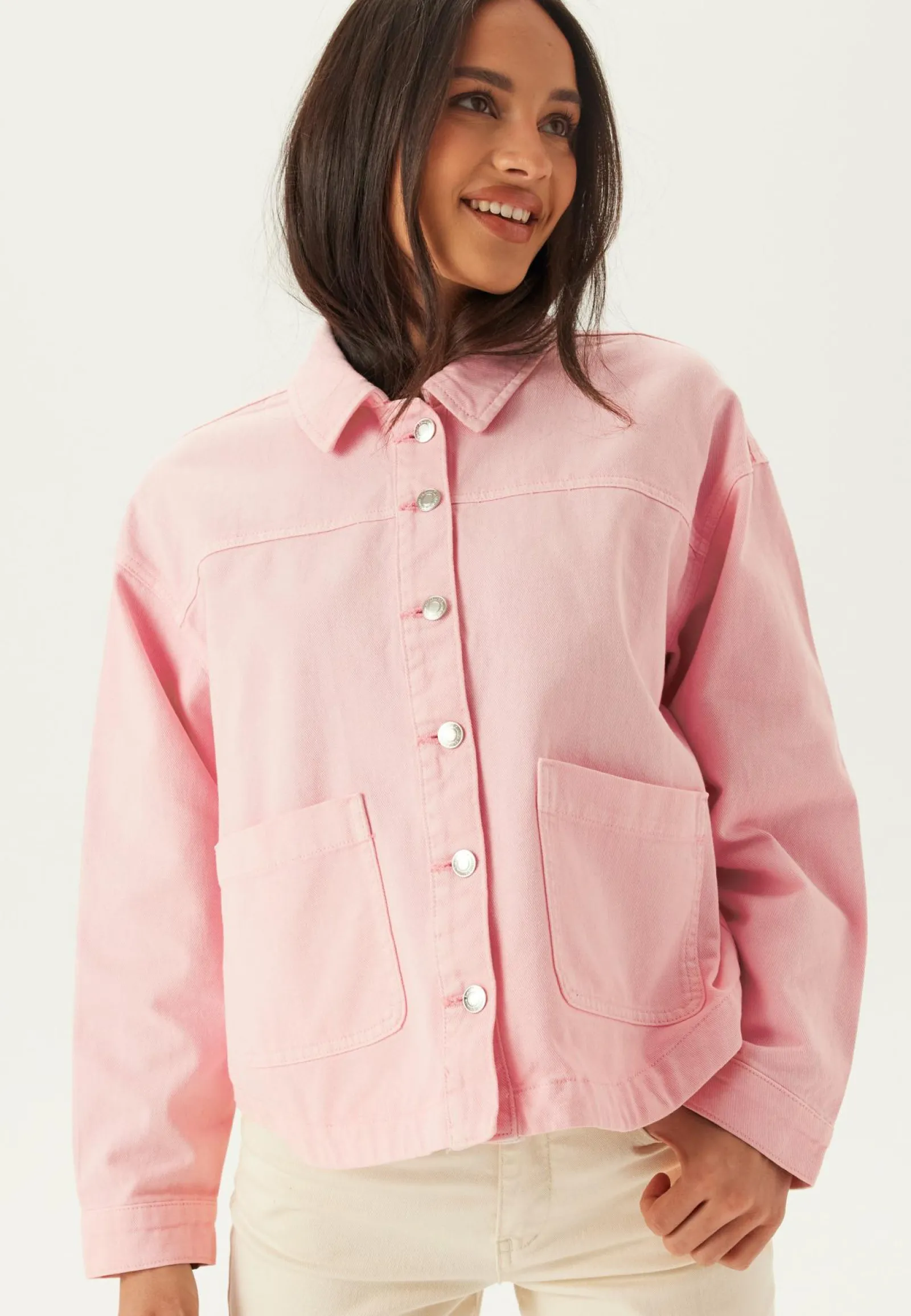 VERO MODA Kevättakit|Kevyet Takit*Vmjamie Ls Denim Shacket Mix N