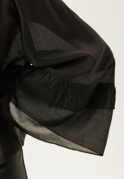 VERO MODA Yksiväriset Puserot Ja Paidat|Röyhelöpuserot*Vmjenna 7/8 Frill Top