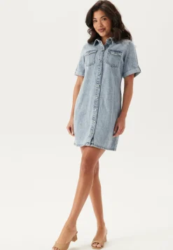 VERO MODA Paitamekot|Arkipäivän Mekot*Vmjennie Ss Short Denim Dress