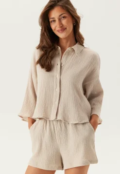 VERO MODA Yksiväriset Puserot Ja Paidat|Paidat*Vmnatali crop shirt