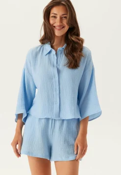 VERO MODA Yksiväriset Puserot Ja Paidat|Paidat*Vmnatali crop shirt