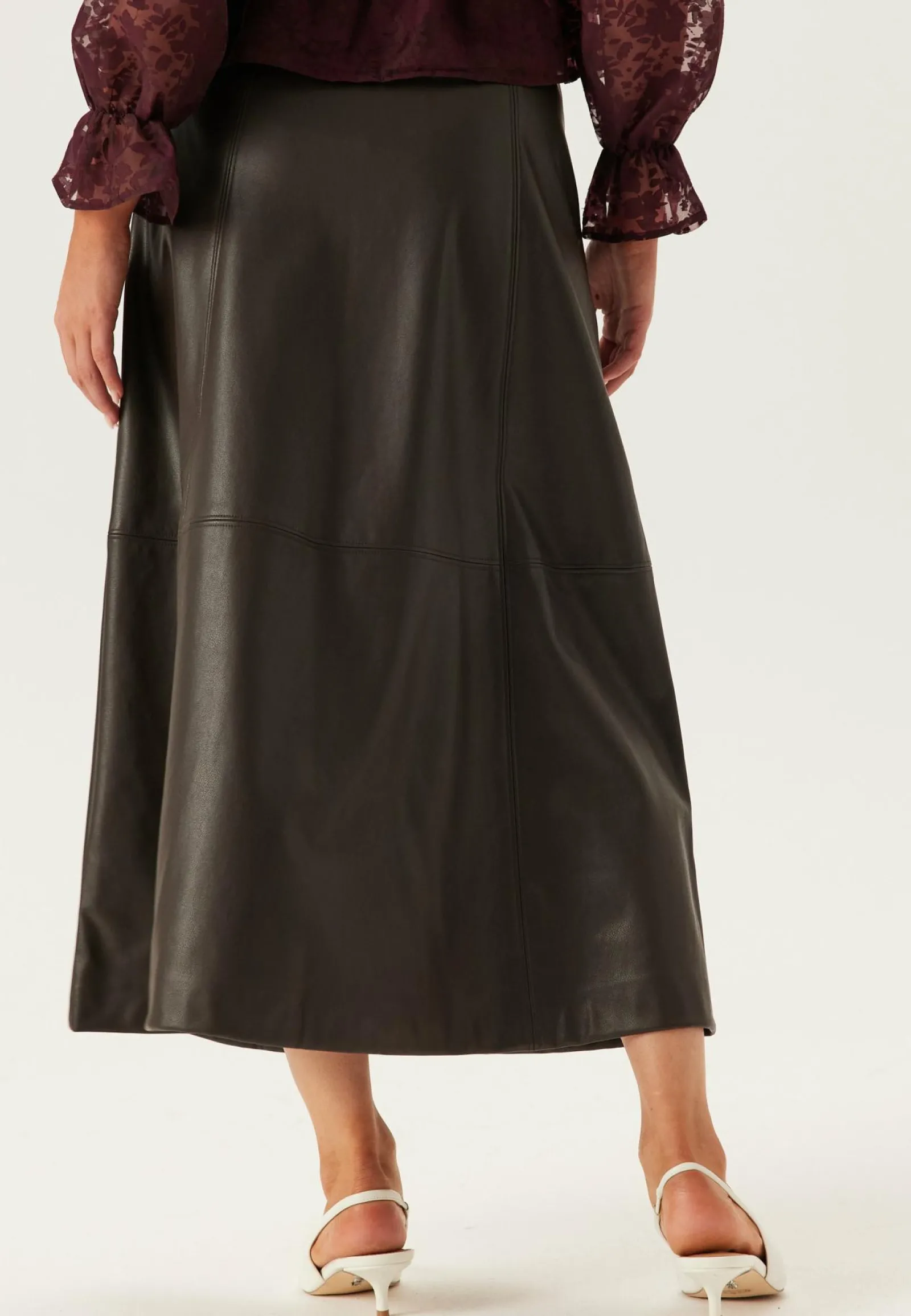 VERO MODA Nahkahameet|Juhlameet*Vmolive Hw Coated Ankle Skirt