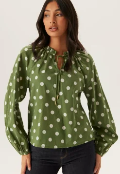 VERO MODA Tunikat Ja Puserot|Rennot Puserot Ja Paidat*Vmroxy Ls Tie Top