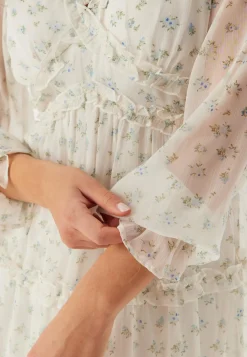 VERO MODA Juhlamekot|Kukkakuosiset Ja Kuviolliset Mekot*Vmsmilla LS frill short dress