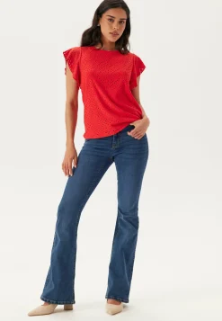 VERO MODA Rennot Topit*Vmtassa Sl Frill Top