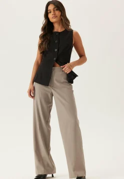 VERO MODA Leveälahkeiset Housut|Suorat Housut*Vmtexas Mw Straight Pant