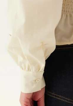 BUBBLEROOM Yksiväriset Puserot Ja Paidat|Tunikat Ja Puserot*V-neck Cotton Smock Blouse