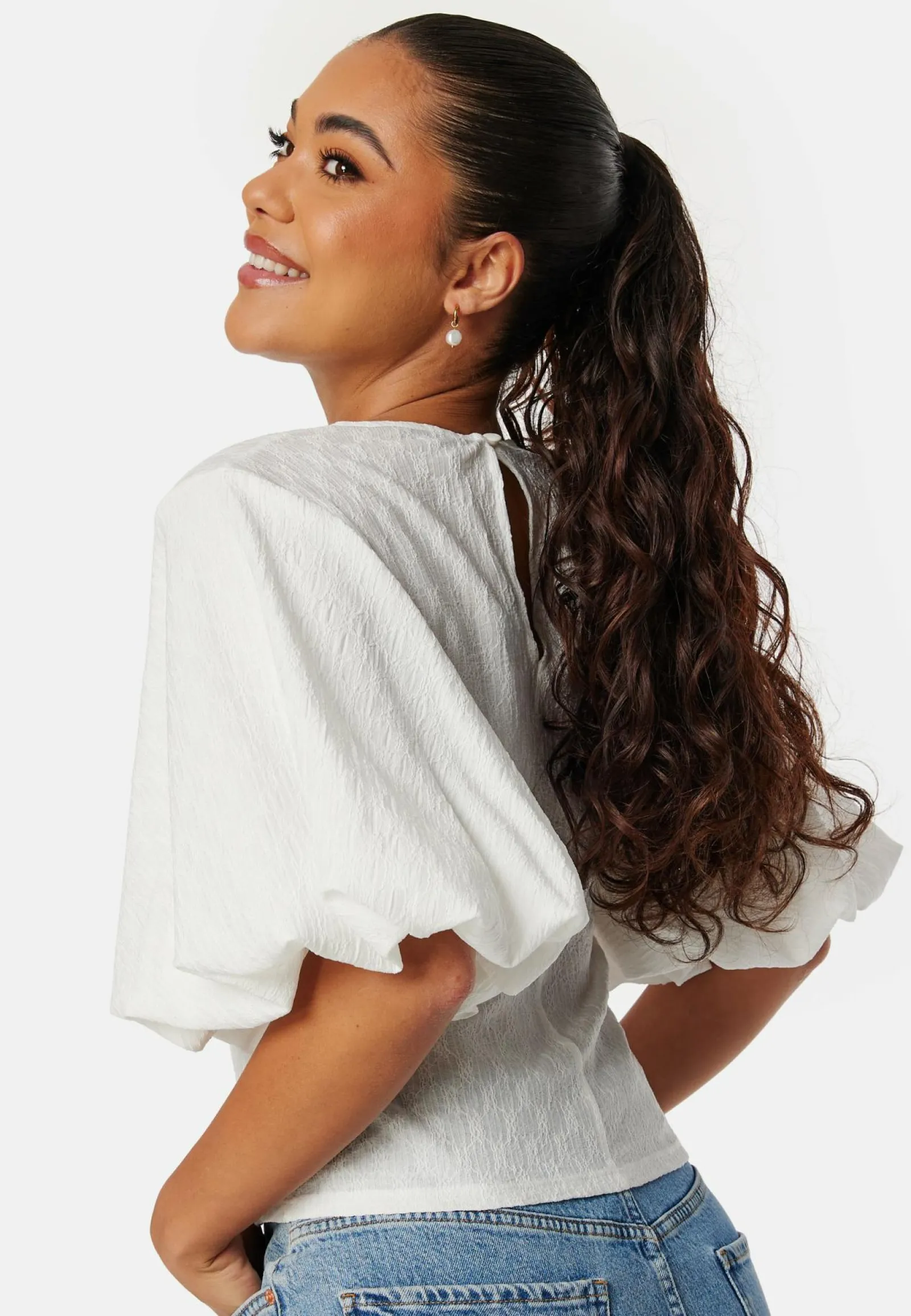 BUBBLEROOM Rennot Topit*Volume Sleeve Blouse