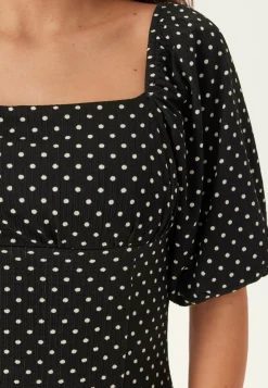 BUBBLEROOM Pilkulliset Mekot|Kesämekot*Volume Sleeve Midi Dress