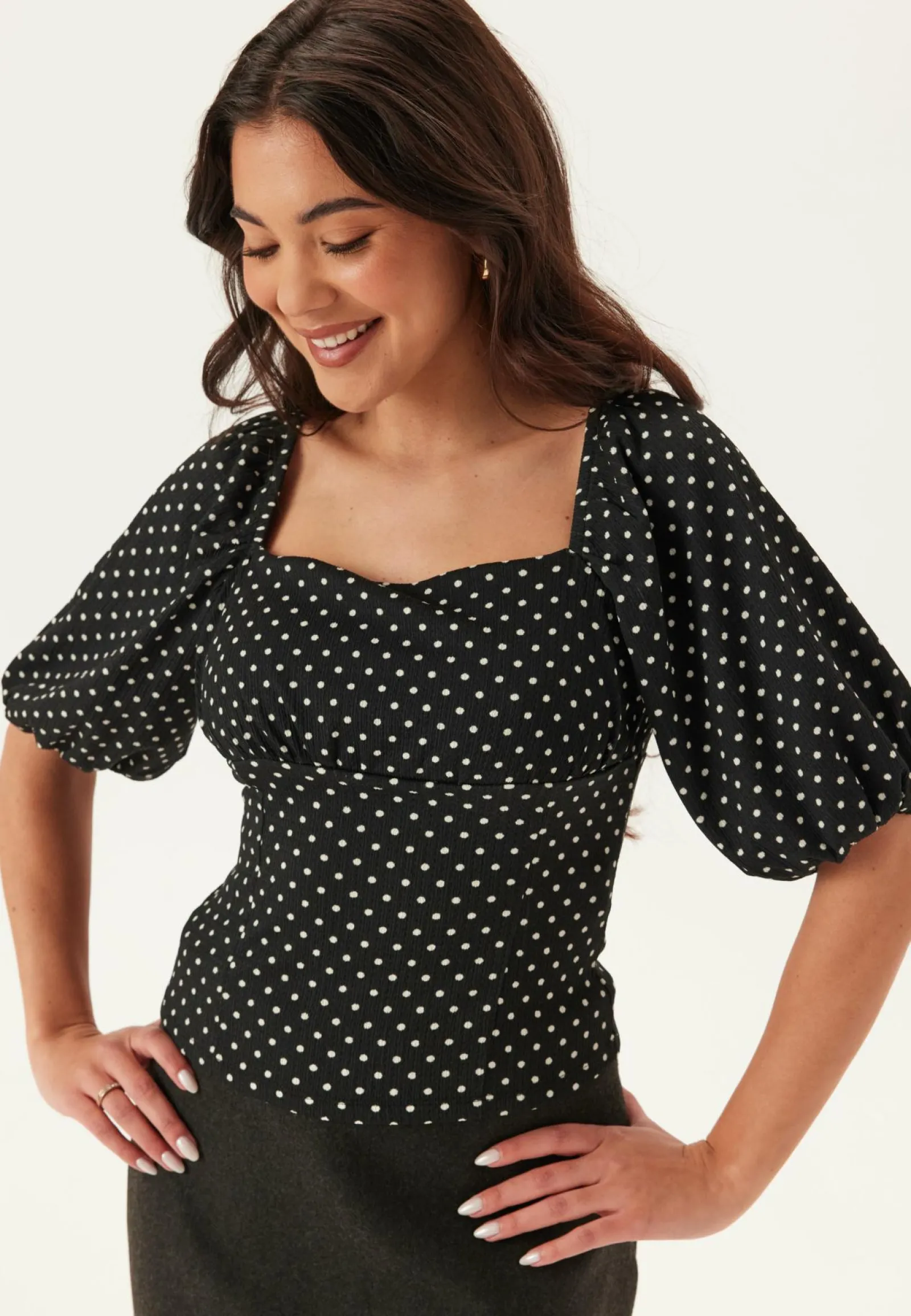 BUBBLEROOM Juhlatopit|Rennot Topit*Volume Sleeve Top