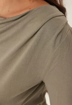 BUBBLEROOM Pitkähihaiset Topit|Drapeeratut Topit*Waterfall LS Top