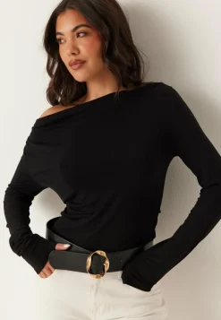 BUBBLEROOM Pitkähihaiset Topit|Drapeeratut Topit*Waterfall LS Top