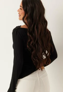 BUBBLEROOM Pitkähihaiset Topit|Drapeeratut Topit*Waterfall LS Top