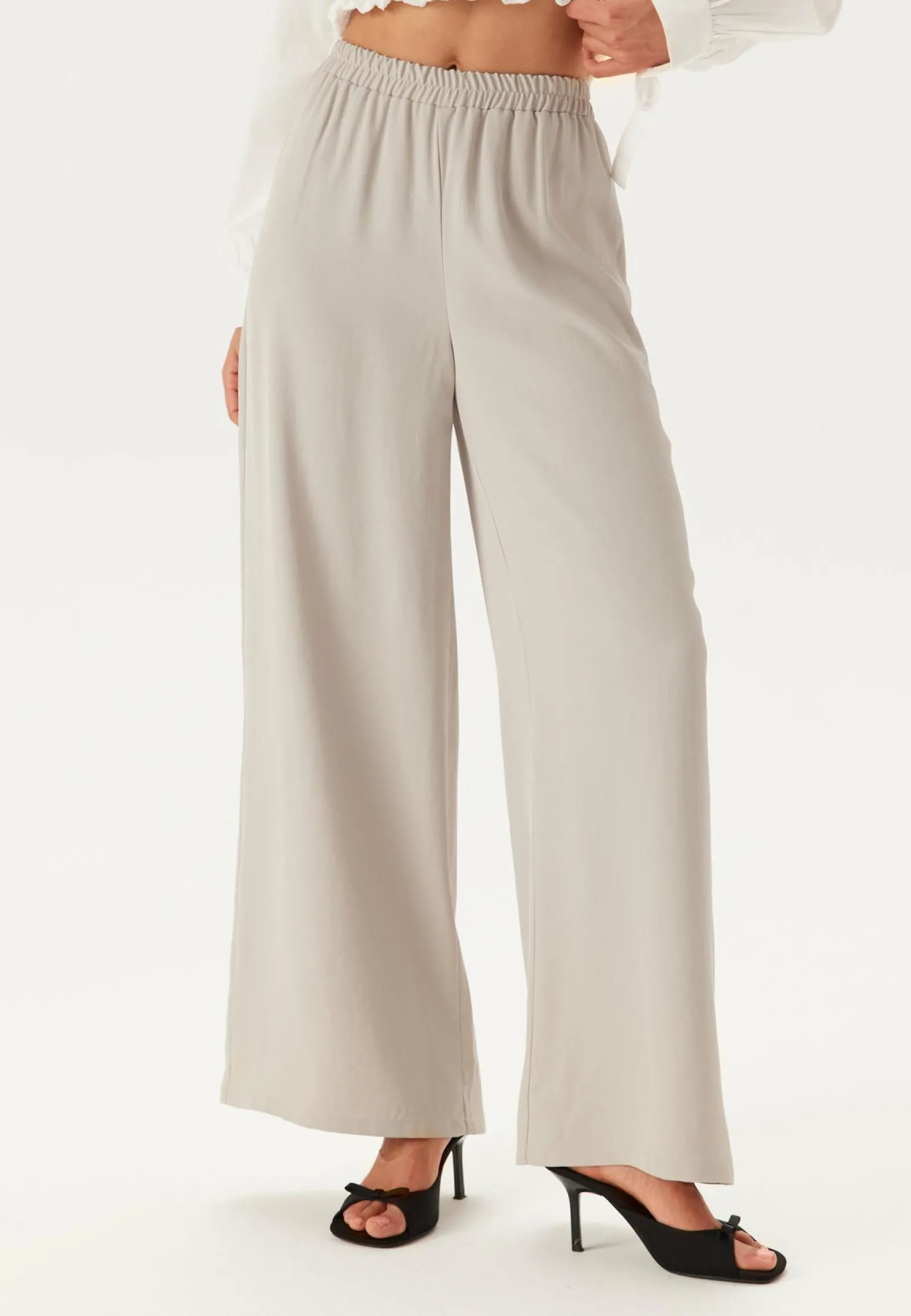 Bubbleroom Ateljé Leveälahkeiset Housut|Korkeavyötäröiset Housut*Wide Pants