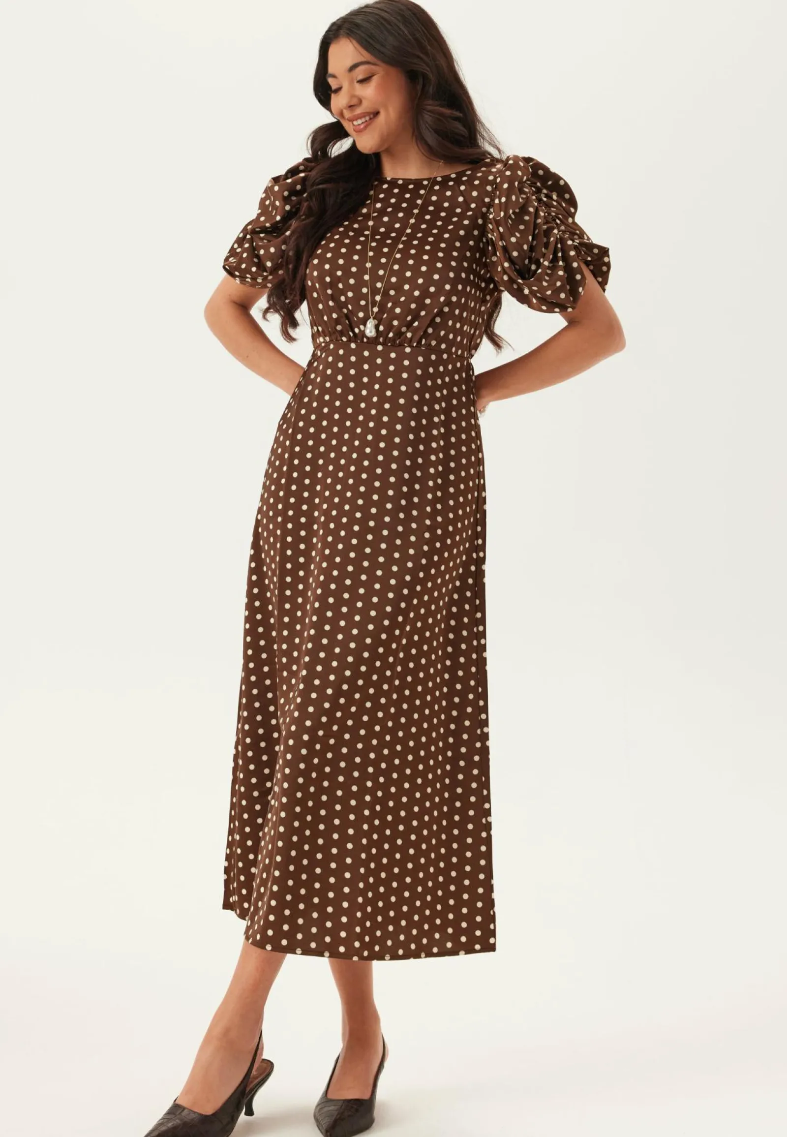 YAS Kukkakuosiset Ja Kuviolliset Mekot|Puhvihihalliset Mekot*pella 2/4 LONG DRESS