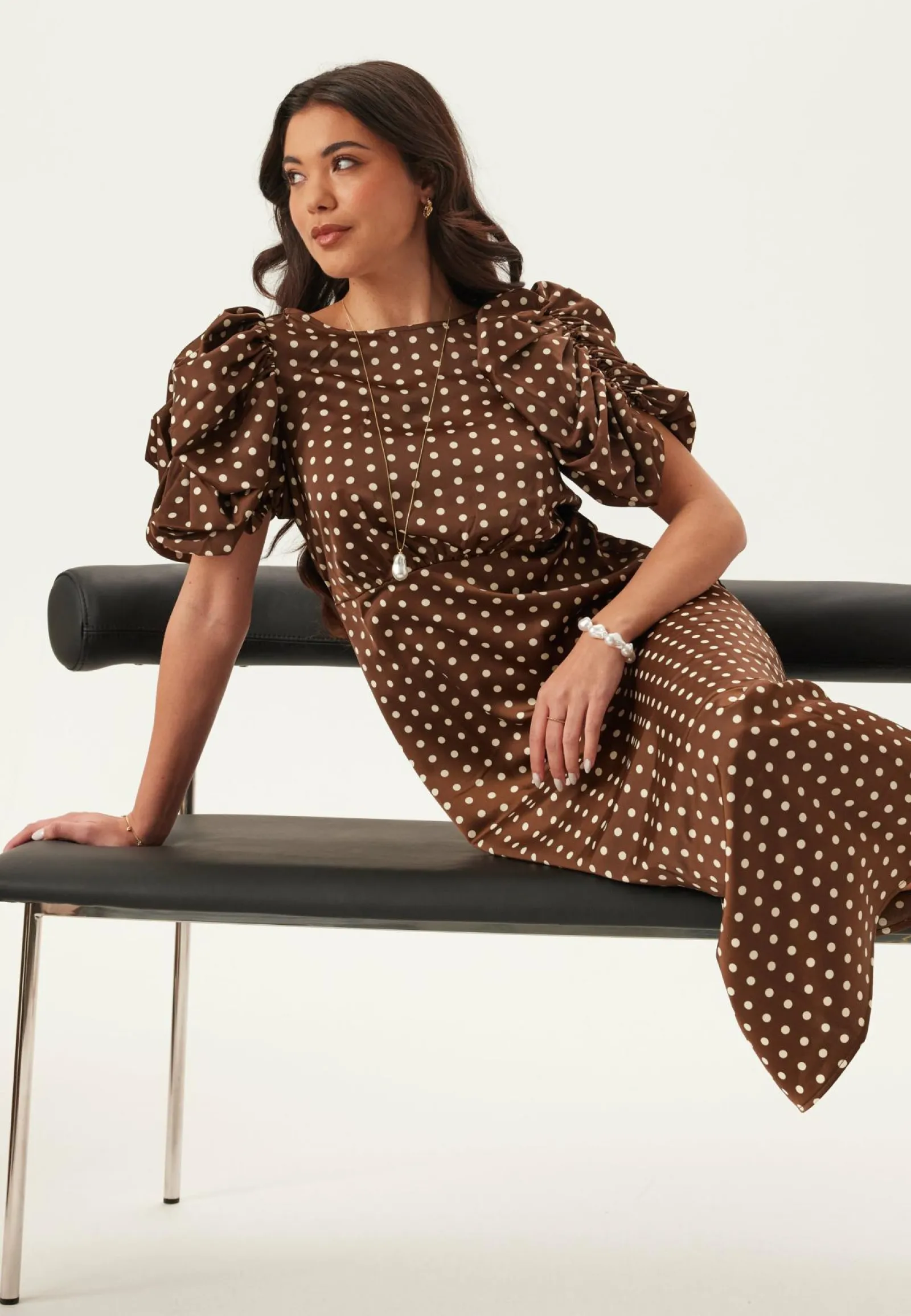 YAS Kukkakuosiset Ja Kuviolliset Mekot|Puhvihihalliset Mekot*pella 2/4 LONG DRESS