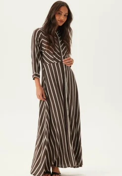 YAS Raidalliset Mekot|Paitamekot*savanna Long Shirt Dress