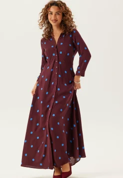 YAS Kukkakuosiset Ja Kuviolliset Mekot|Paitamekot*savanna Long Shirt Dress