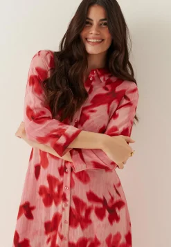 YAS Kukkakuosiset Ja Kuviolliset Mekot|Paitamekot*savanna Long Shirt Dress