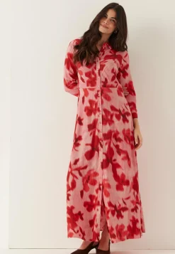 YAS Kukkakuosiset Ja Kuviolliset Mekot|Paitamekot*savanna Long Shirt Dress